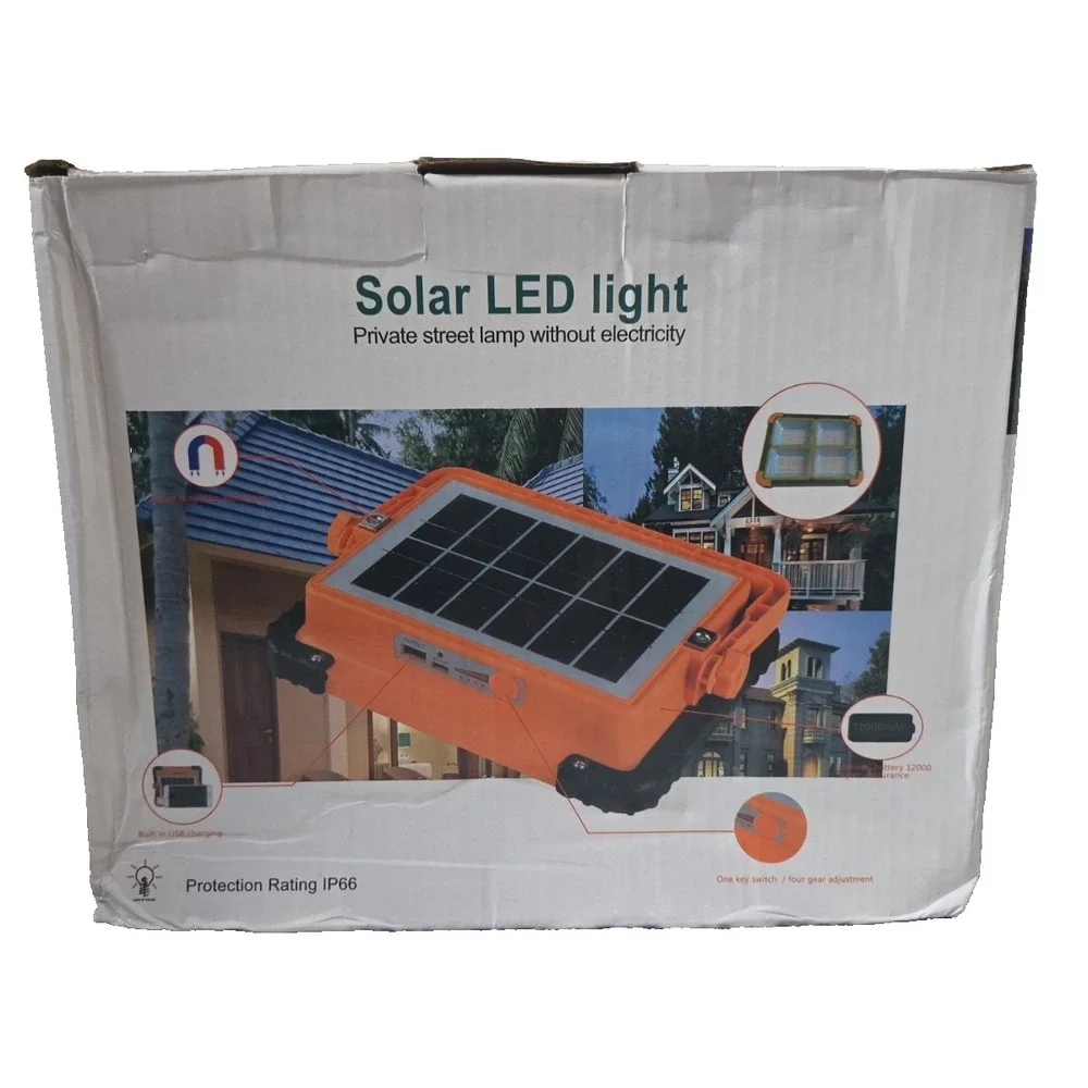 Solar Light Bundle LED Outdoor Waterproof Orange/Multifunctional Solar Lamp New